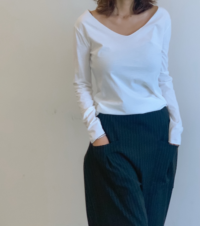 PARIS MATCH韓國代購女裝新品職業26春夏時尚熱賣長袖T恤PARIS MATCH長袖T恤圖色2