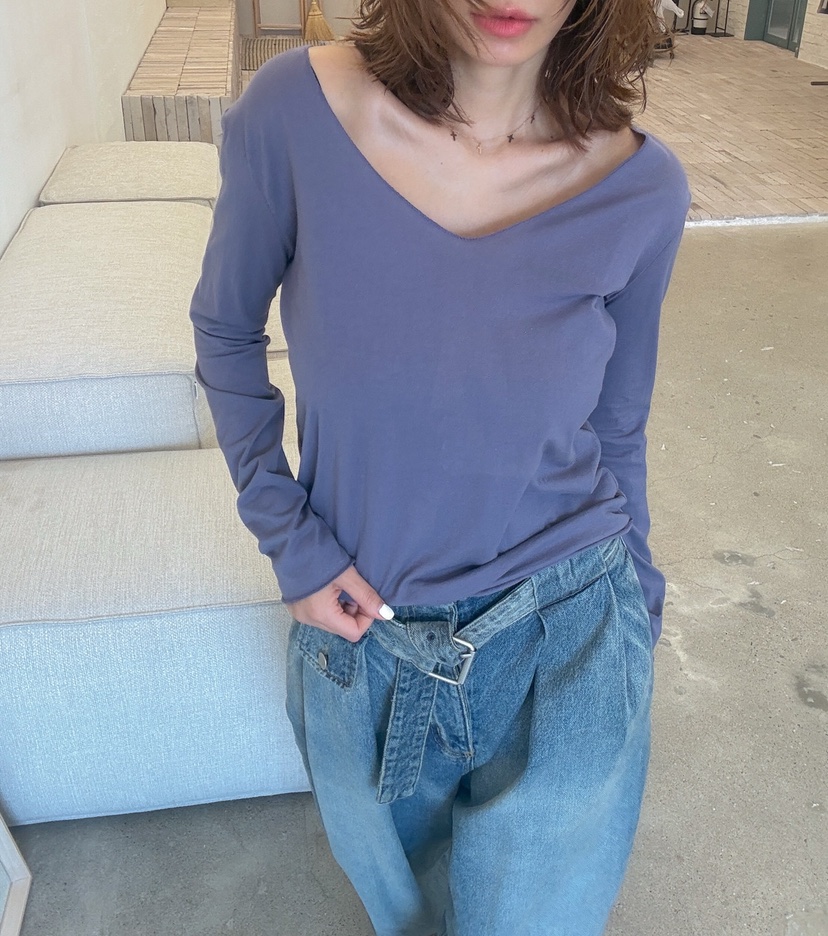 PARIS MATCH韓國代購女裝新品職業26春夏時尚熱賣長袖T恤PARIS MATCH長袖T恤圖色3