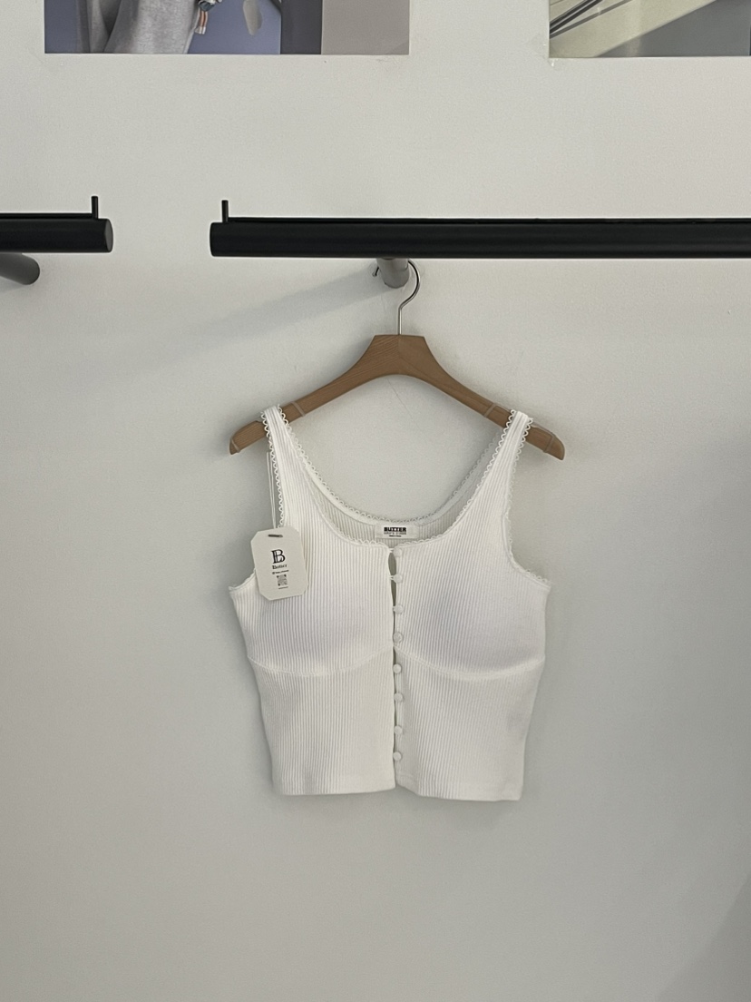 BUTTER-P韓國直郵女裝新品時尚26春夏人氣休閑職業吊帶背心BUTTER-P吊帶/背心圖色1