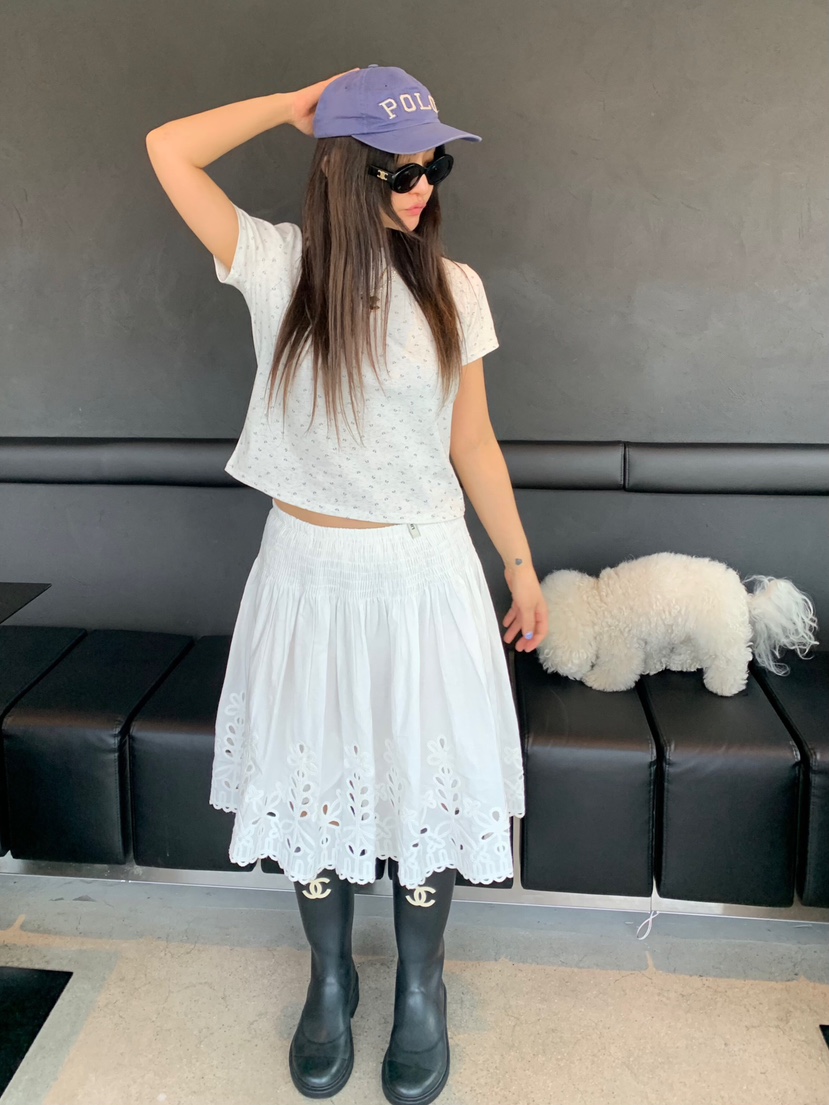 LIKEVAM韓國直郵實拍女裝新款推薦熱賣26春夏時尚T恤花朵LIKEVAMT恤