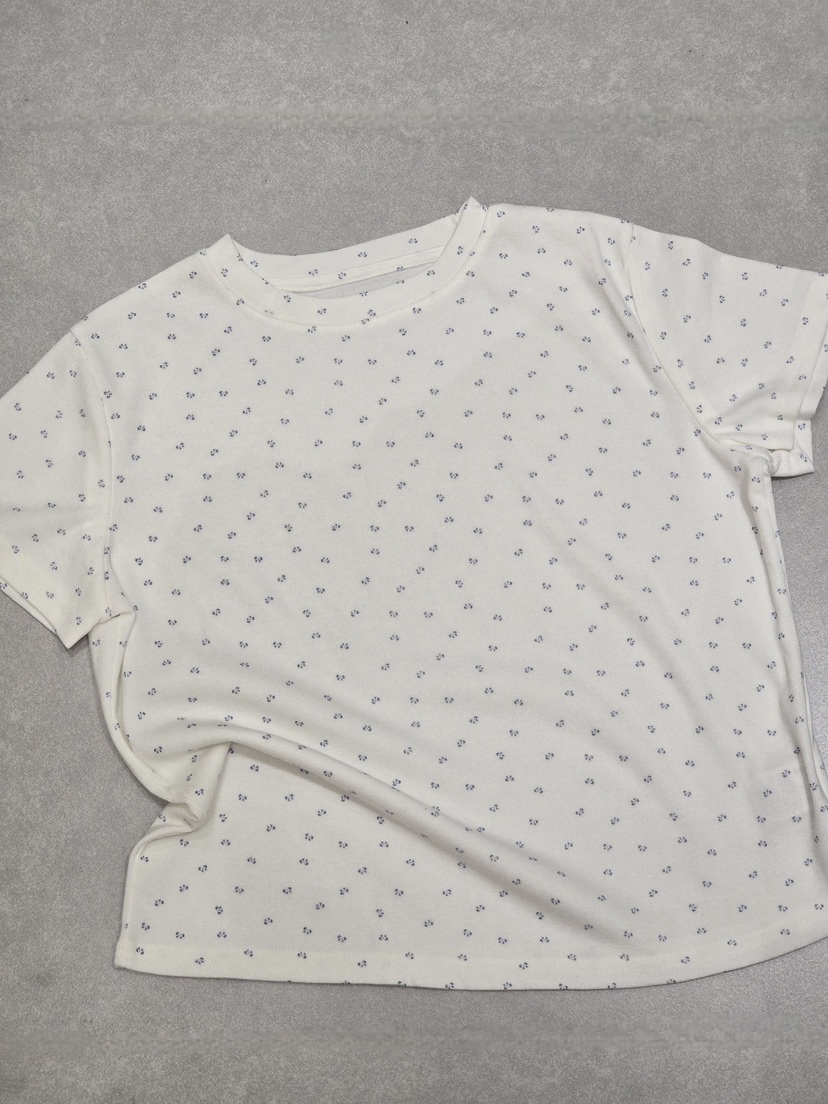 LIKEVAM韓國直郵實拍女裝新款推薦熱賣26春夏時尚T恤花朵LIKEVAMT恤圖色1