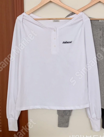 FORMSTUDIO/ATELIENNE韓國直郵女裝新品休閑長袖T恤Sale船領FORMSTUDIO/ATELIENNE長袖T恤圖色1