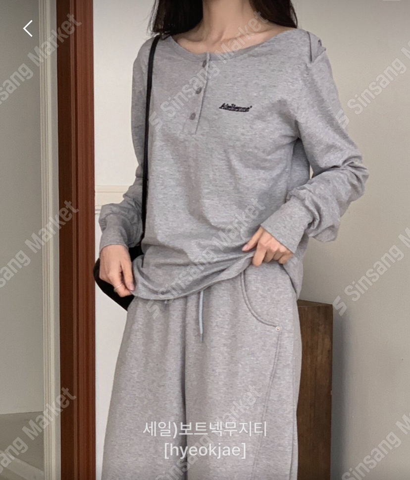 FORMSTUDIO/ATELIENNE韓國直郵女裝新品休閑長袖T恤Sale船領FORMSTUDIO/ATELIENNE長袖T恤圖色2