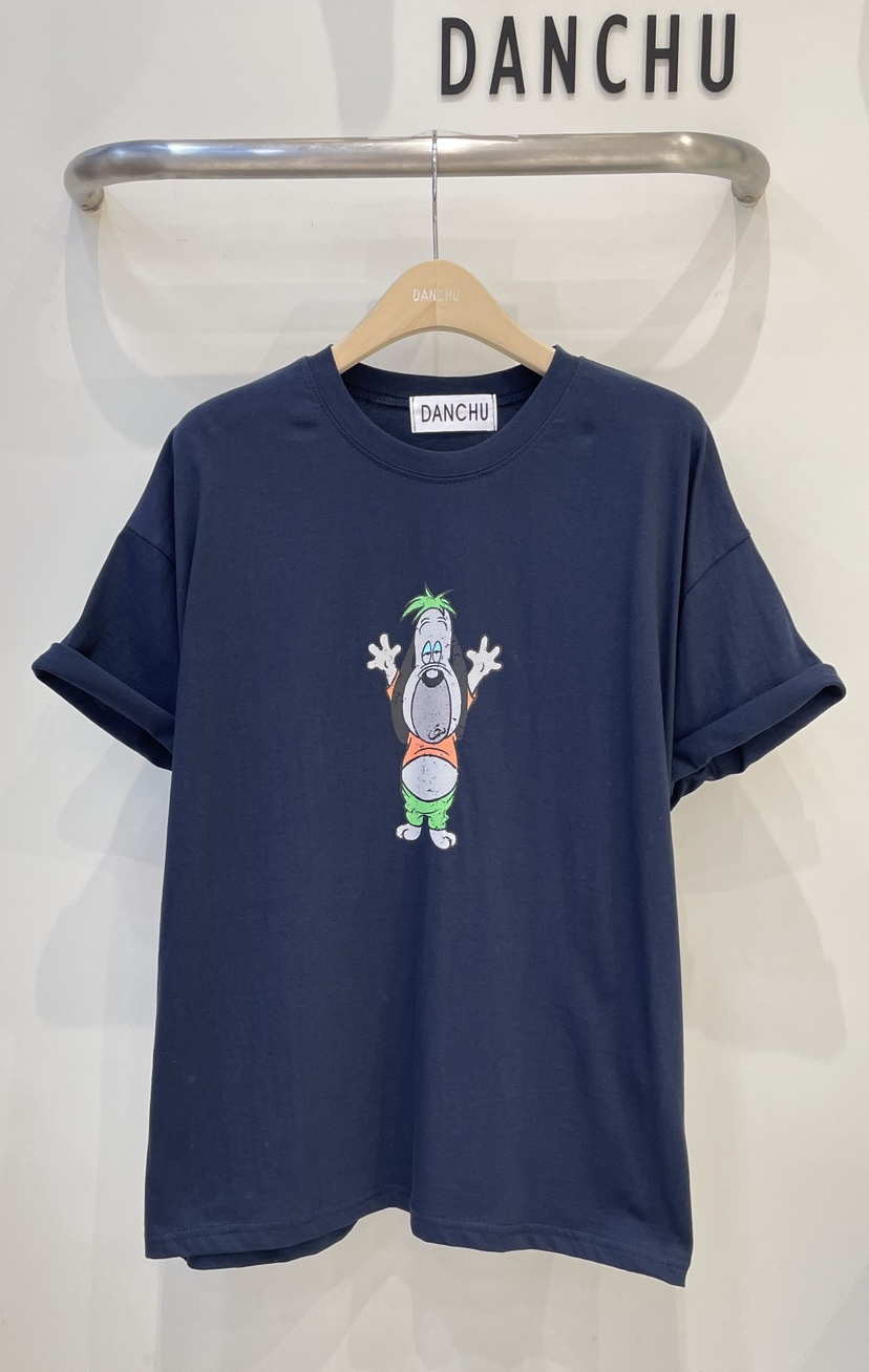 DANCHU韓國東大門代購女裝新款熱賣職業人氣26春夏T恤狗狗DANCHUT恤圖色3