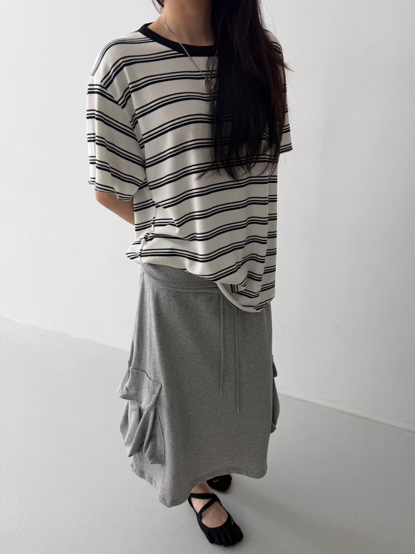 MINIMUZE韓國直郵女裝新款休閑26春夏推薦時尚半身裙中短裙MINIMUZE半身裙/中短裙