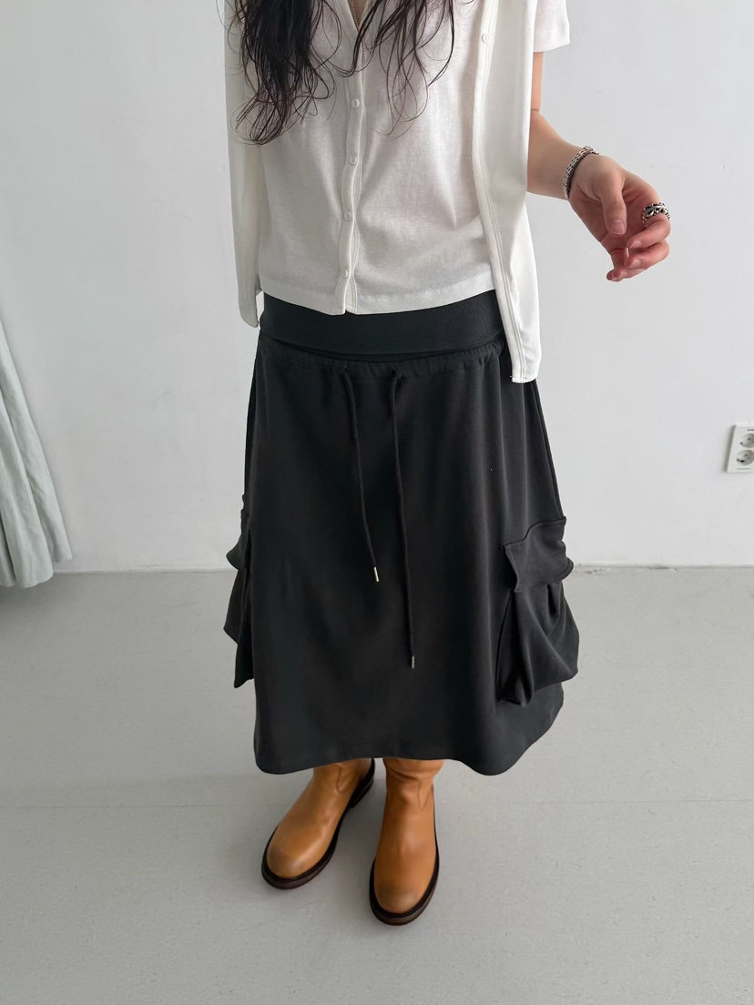 MINIMUZE韓國直郵女裝新款休閑26春夏推薦時尚半身裙中短裙MINIMUZE半身裙/中短裙