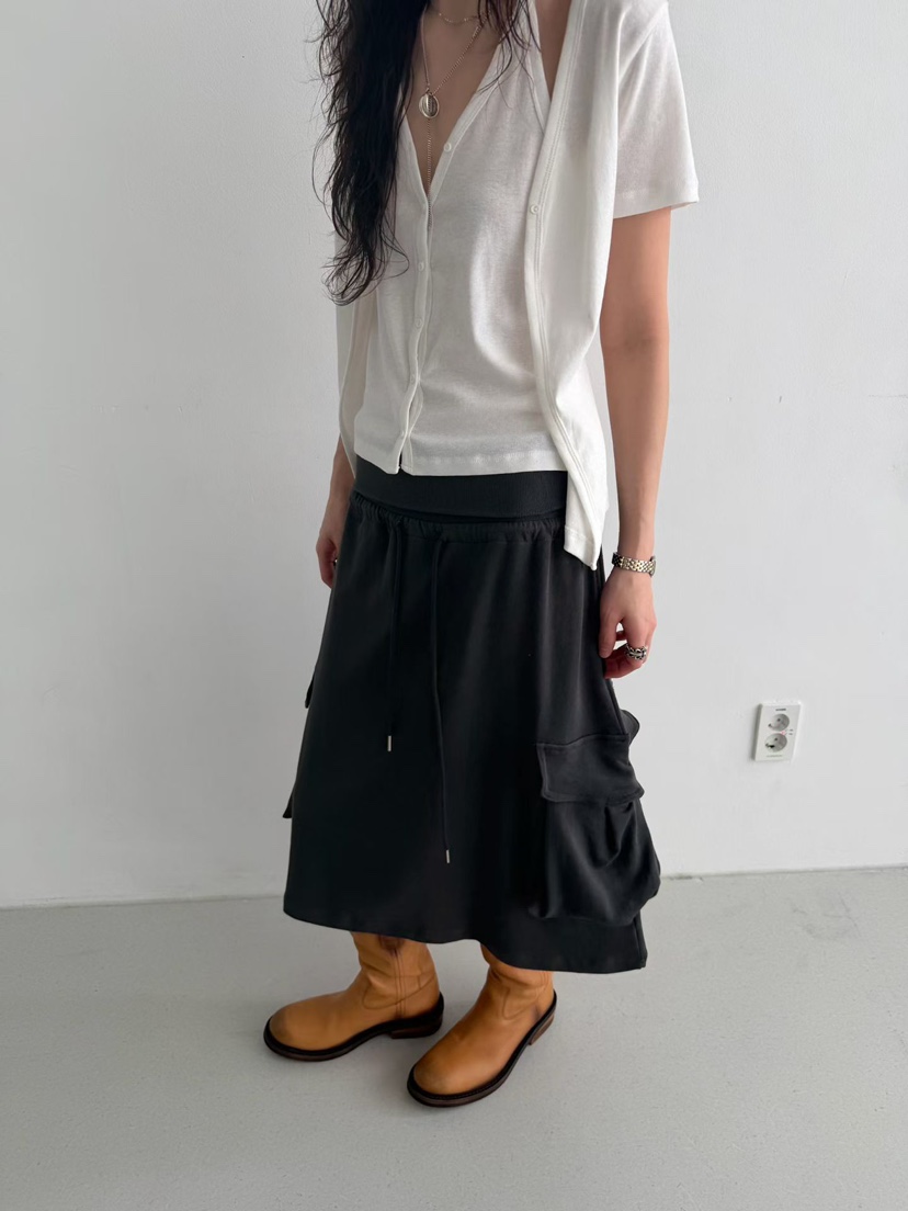 MINIMUZE韓國直郵女裝新款休閑26春夏推薦時尚半身裙中短裙MINIMUZE半身裙/中短裙