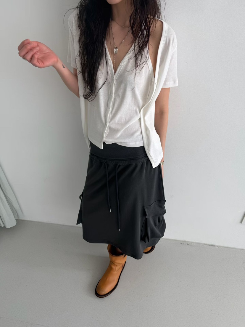 MINIMUZE韓國直郵女裝新款休閑26春夏推薦時尚半身裙中短裙MINIMUZE半身裙/中短裙