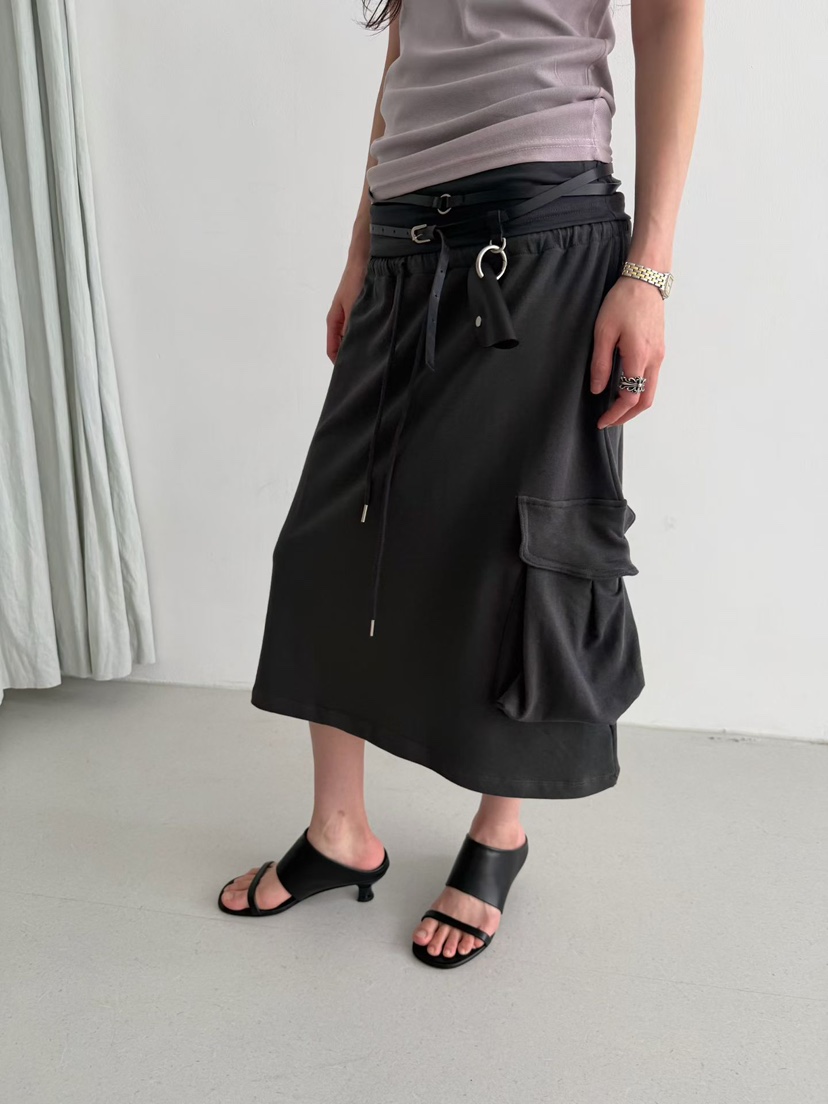 MINIMUZE韓國直郵女裝新款休閑26春夏推薦時尚半身裙中短裙MINIMUZE半身裙/中短裙