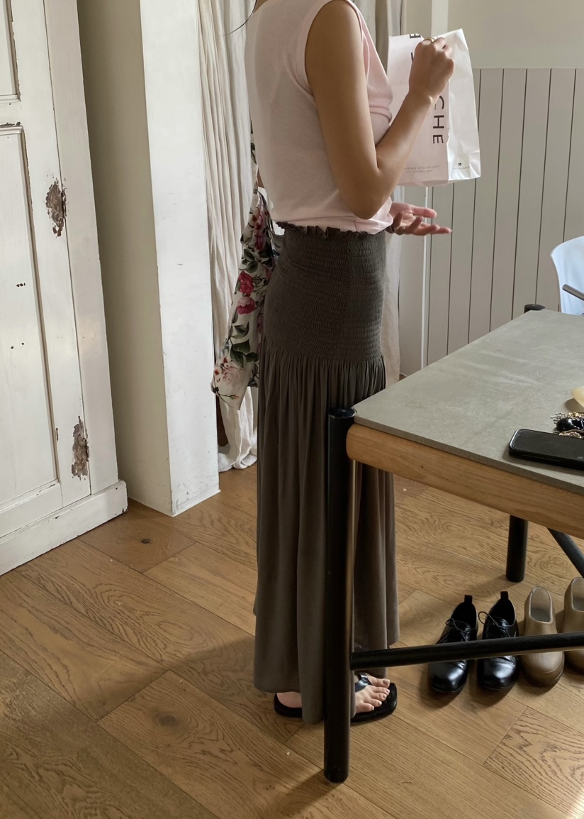 OUPPT韓國直郵實拍女士新款休閑推薦人氣職業時尚熱賣長裙OUPPT長裙