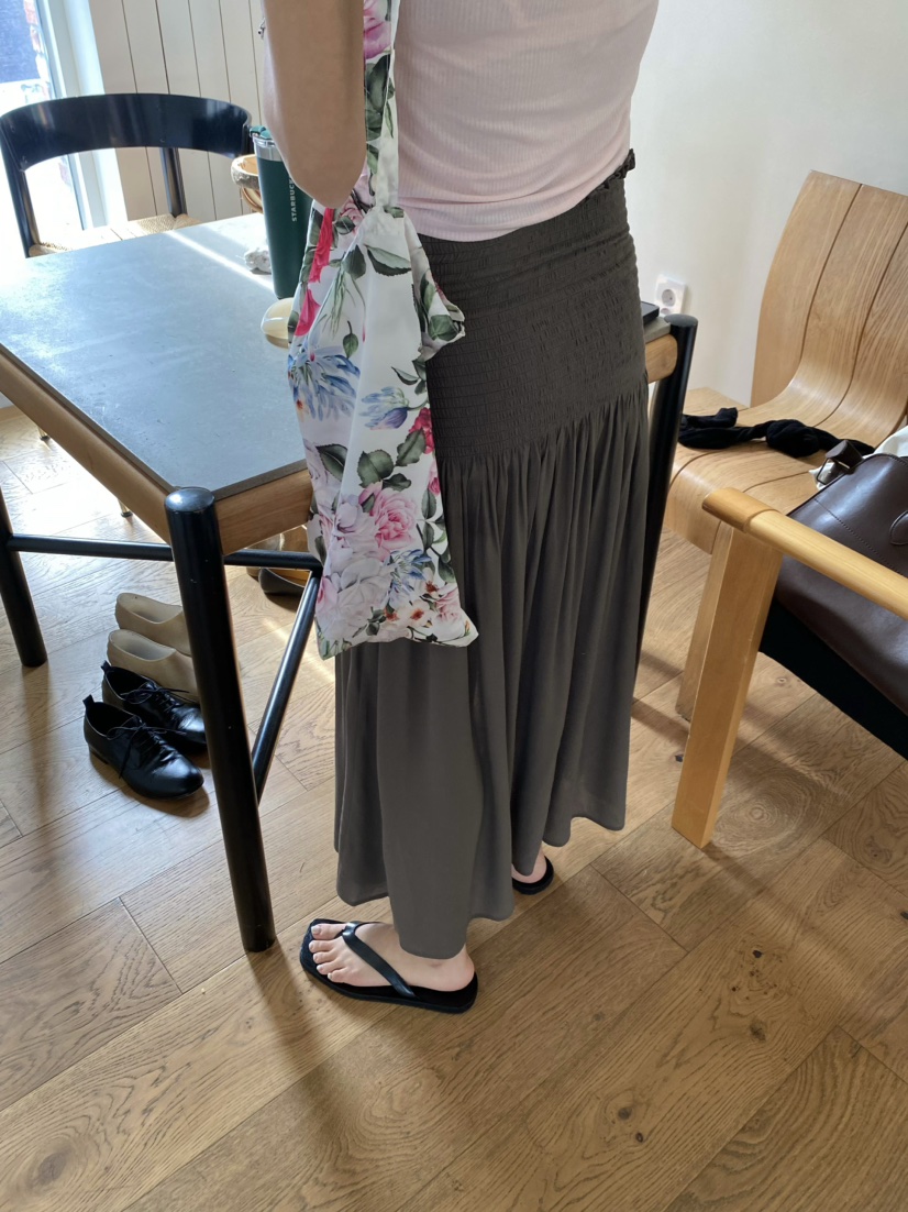 OUPPT韓國直郵實拍女士新款休閑推薦人氣職業時尚熱賣長裙OUPPT長裙