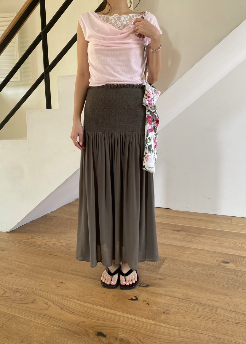 OUPPT韓國直郵實拍女士新款休閑推薦人氣職業時尚熱賣長裙OUPPT長裙