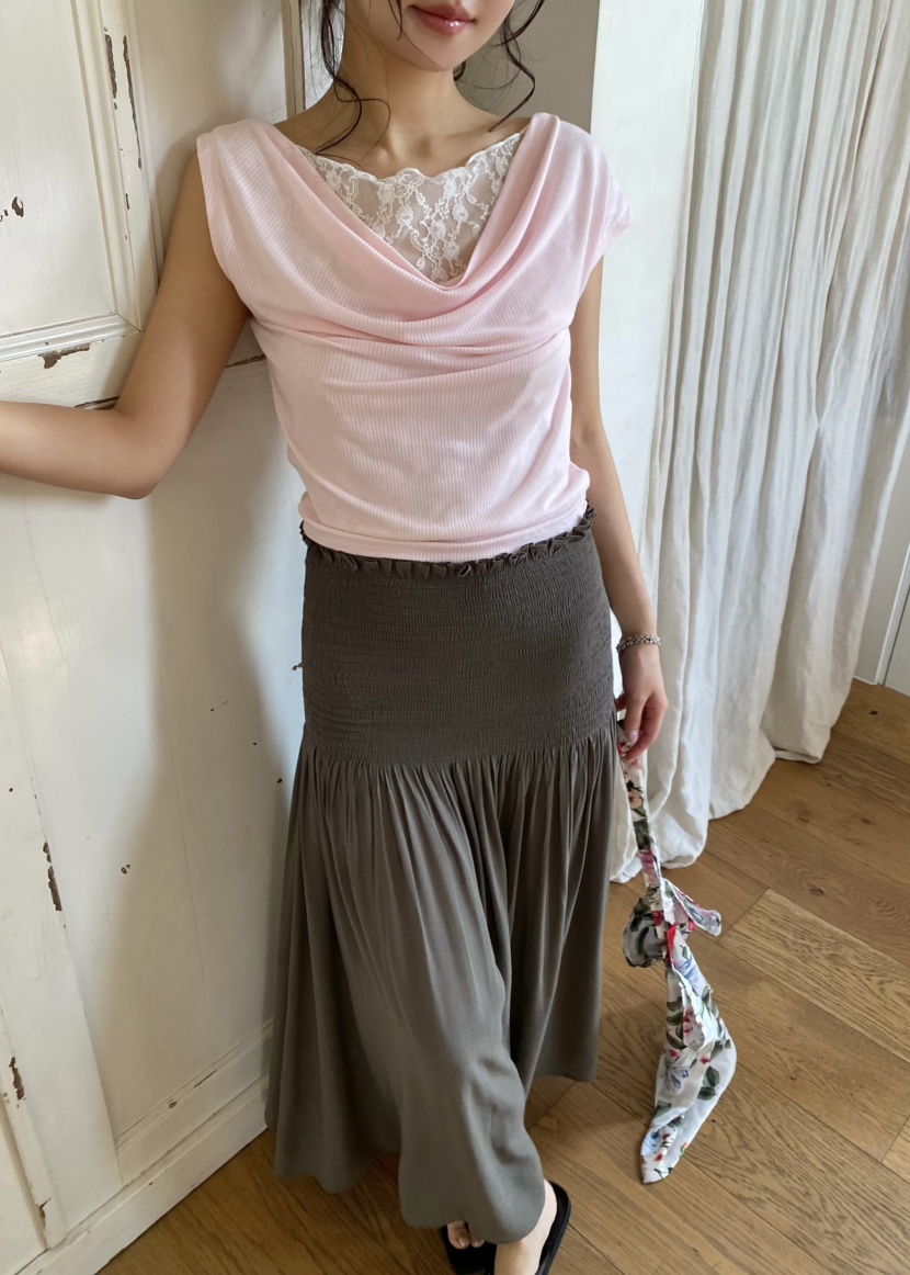 OUPPT韓國直郵實拍女士新款休閑推薦人氣職業時尚熱賣長裙OUPPT長裙