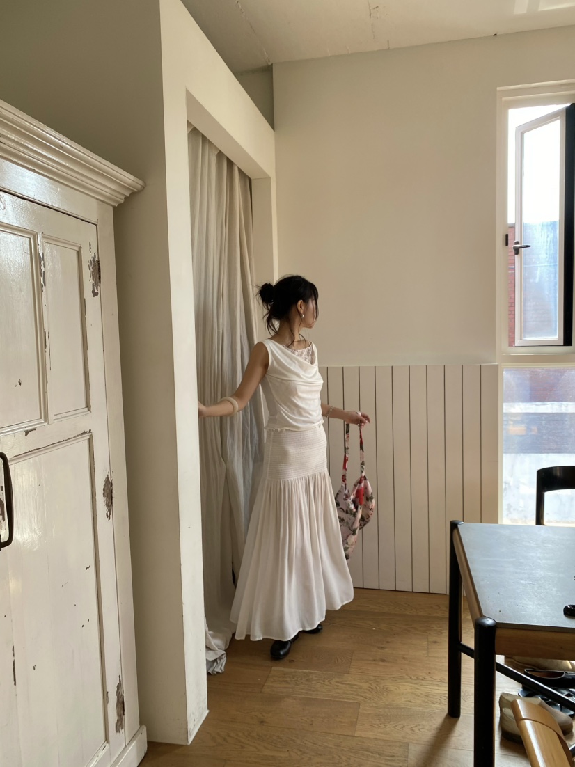 OUPPT韓國直郵實拍女士新款休閑推薦人氣職業時尚熱賣長裙OUPPT長裙