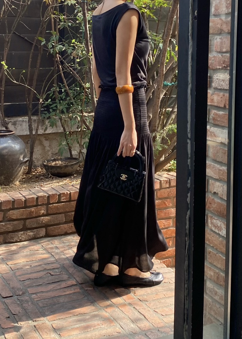 OUPPT韓國直郵實拍女士新款休閑推薦人氣職業時尚熱賣長裙OUPPT長裙