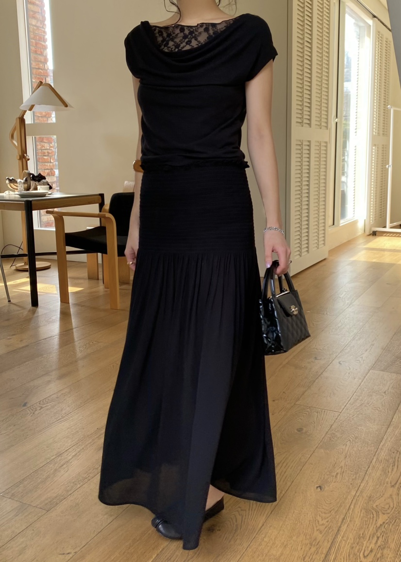 OUPPT韓國直郵實拍女士新款休閑推薦人氣職業時尚熱賣長裙OUPPT長裙圖色3