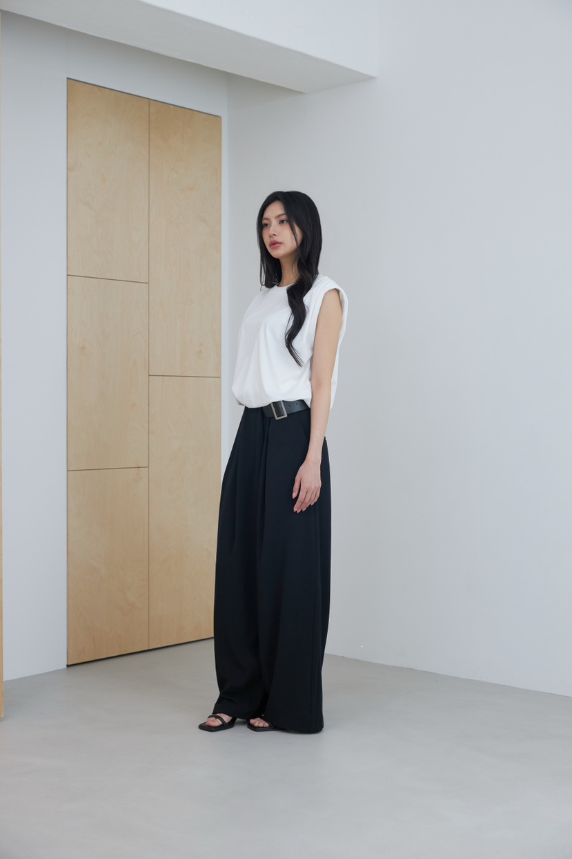 LE-PPL韓國代購女士新款職業人氣26春夏休閑熱賣休閑褲腰帶LE-PPL休閑褲