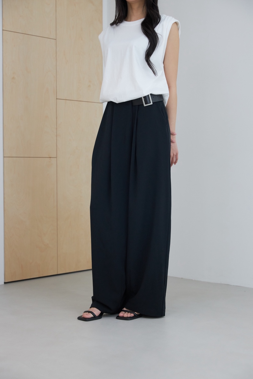 LE-PPL韓國代購女士新款職業人氣26春夏休閑熱賣休閑褲腰帶LE-PPL休閑褲