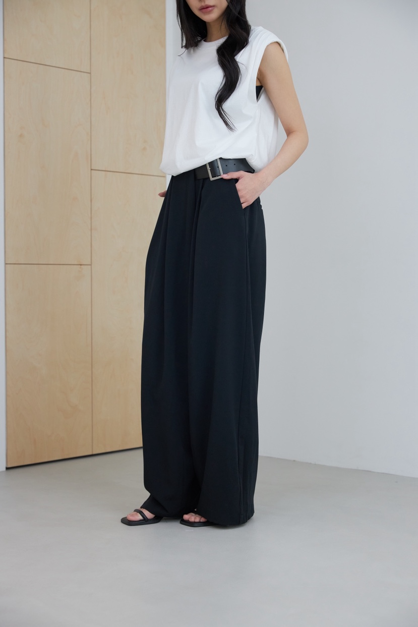 LE-PPL韓國代購女士新款職業人氣26春夏休閑熱賣休閑褲腰帶LE-PPL休閑褲