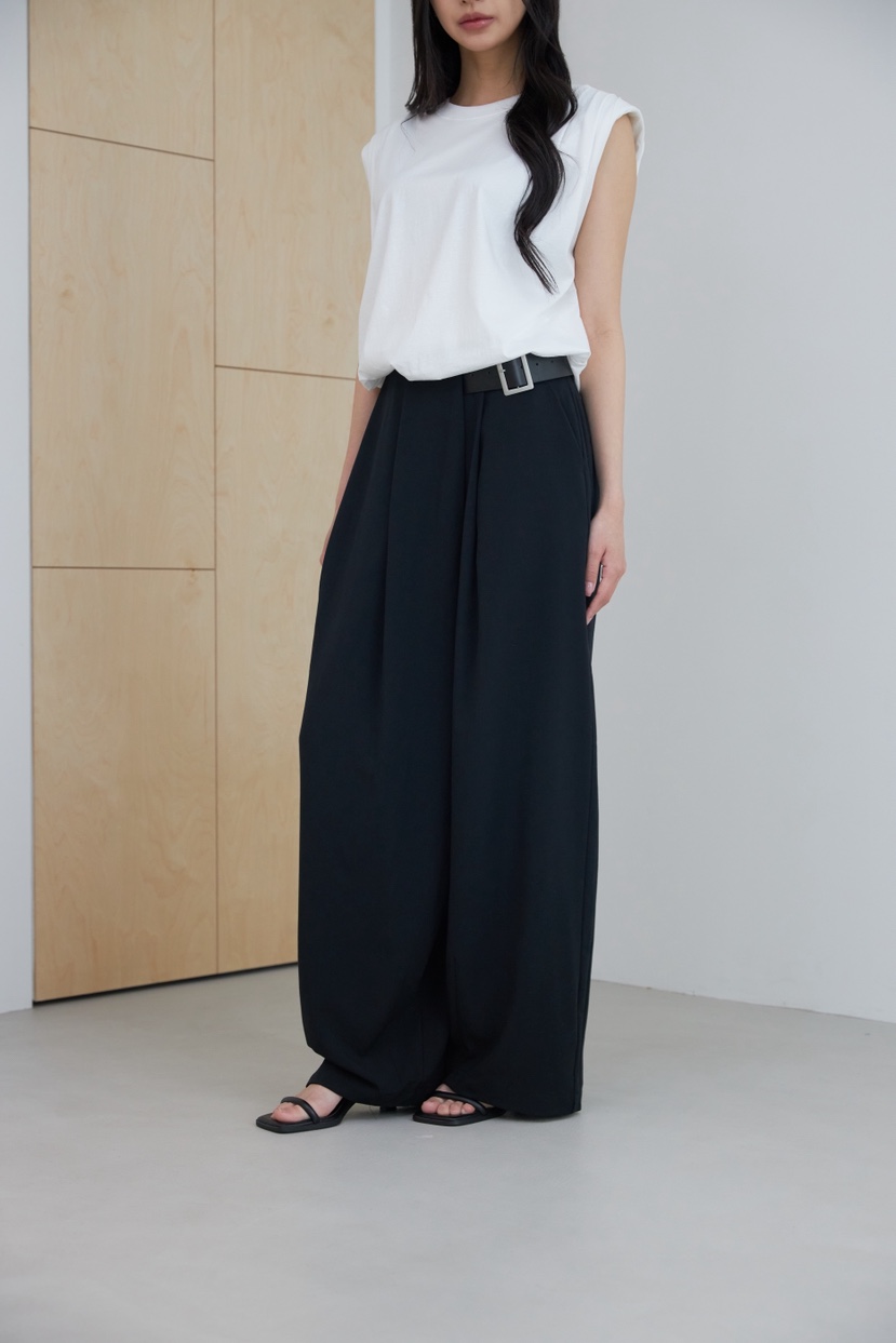 LE-PPL韓國代購女士新款職業人氣26春夏休閑熱賣休閑褲腰帶LE-PPL休閑褲