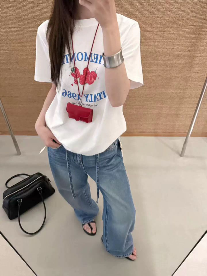 STAY HERE韓國東大門代購女裝新款推薦26春夏時尚人氣T恤STAY HERET恤