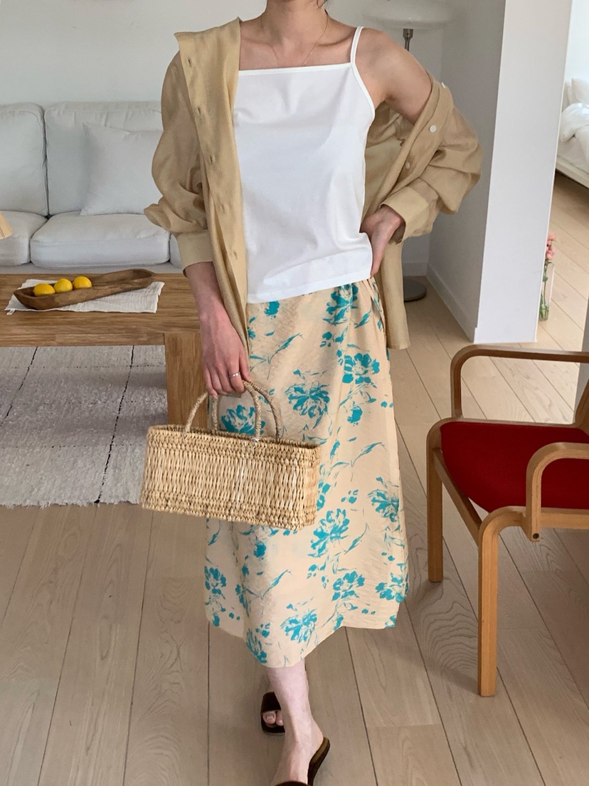 COBALT BLUE韓國東大門直郵女裝新品推薦26春夏休閑長裙COBALT BLUE長裙