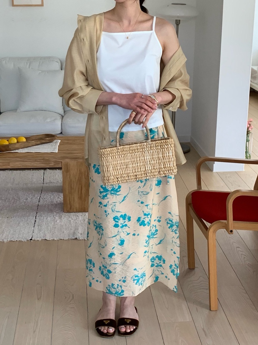 COBALT BLUE韓國東大門直郵女裝新品推薦26春夏休閑長裙COBALT BLUE長裙