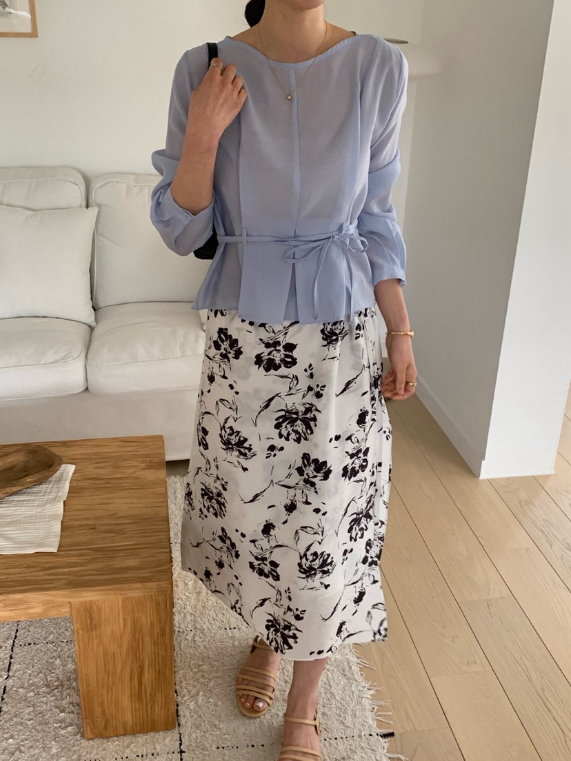 COBALT BLUE韓國東大門直郵女裝新品推薦26春夏休閑長裙COBALT BLUE長裙