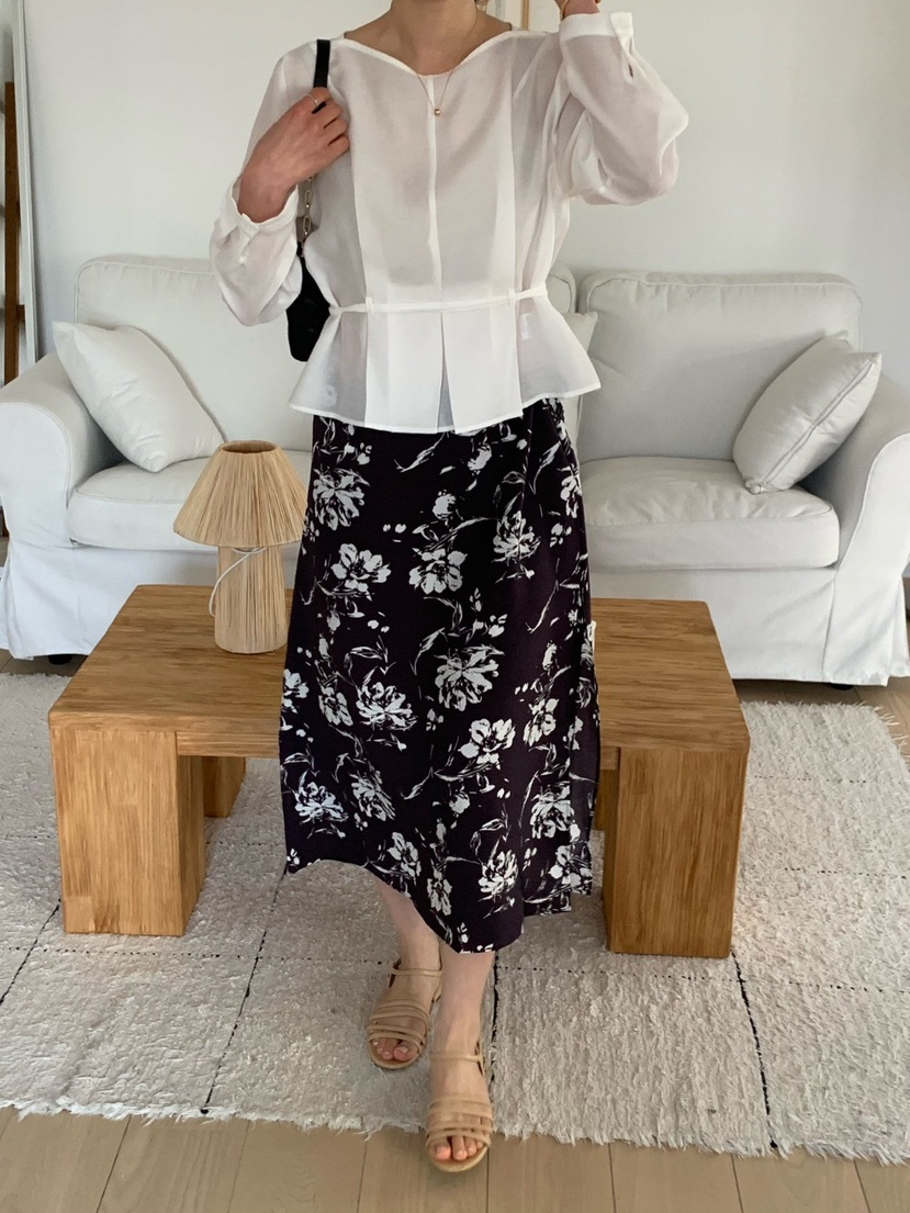 COBALT BLUE韓國東大門直郵女裝新品推薦26春夏休閑長裙COBALT BLUE長裙