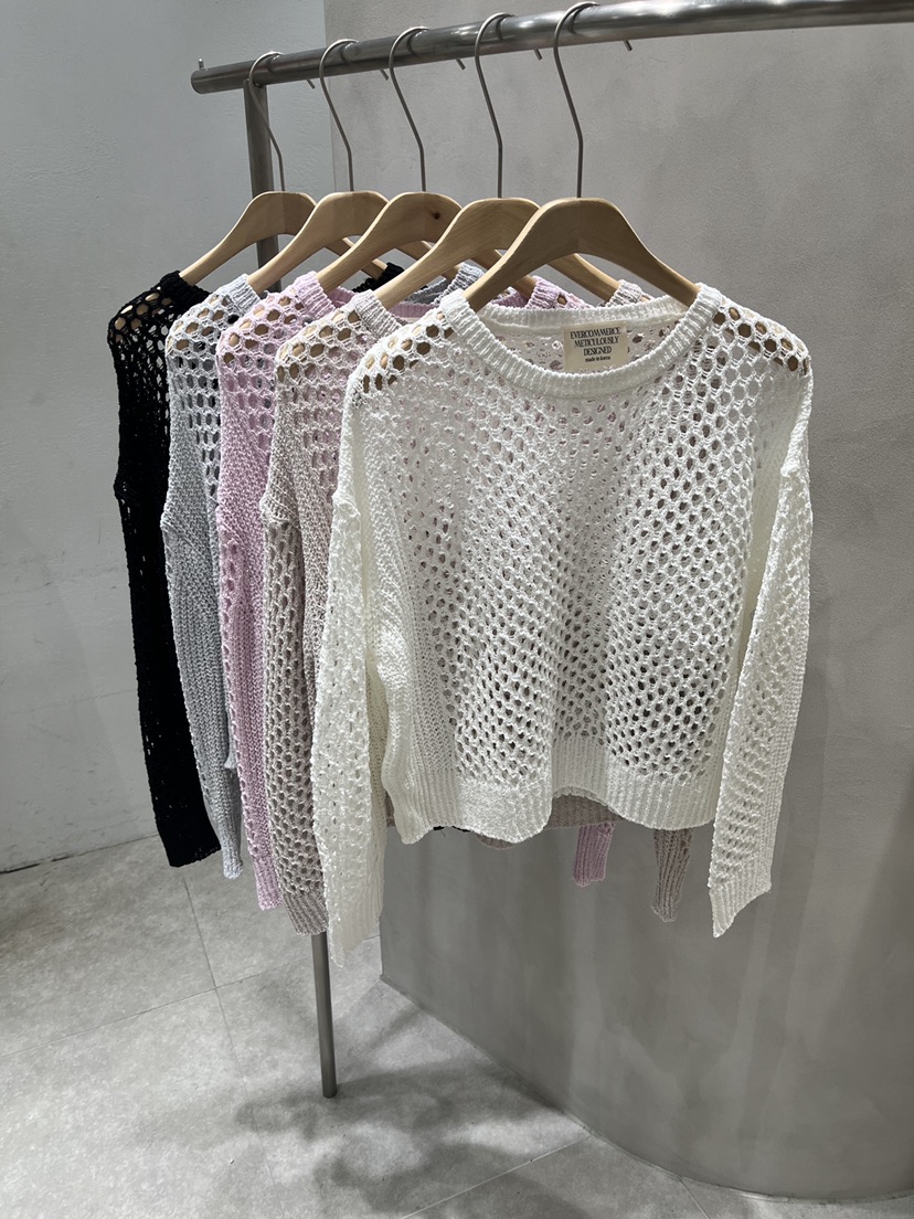 EVERCOMMERCE METICULOUSLY DESIGNED韓國直郵實拍女士新款時尚針織衫EVERCOMMERCE METICULOUSLY DESIGNED針織衫