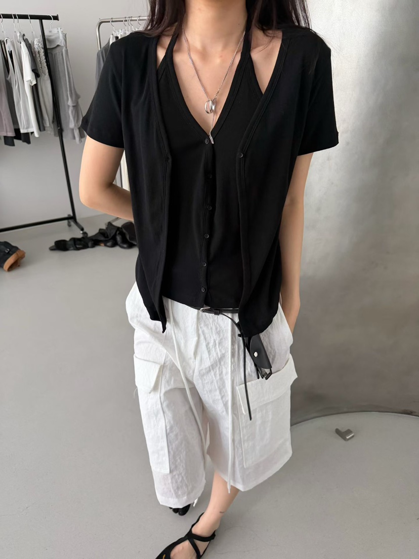 MINIMUZE韓國東大門直郵女裝新款時尚26春夏職業休閑短褲MINIMUZE短褲