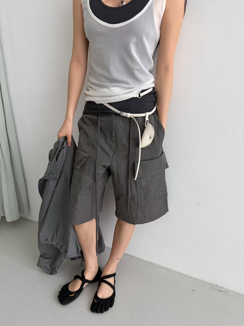 MINIMUZE韓國東大門直郵女裝新款時尚26春夏職業休閑短褲MINIMUZE短褲