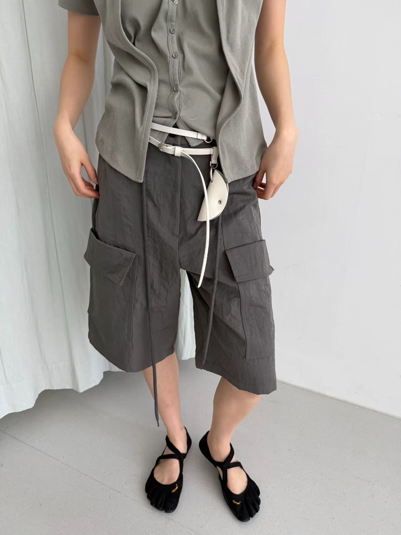 MINIMUZE韓國東大門直郵女裝新款時尚26春夏職業休閑短褲MINIMUZE短褲