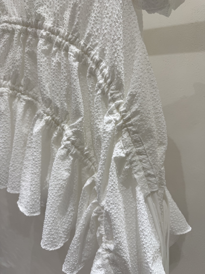 SHIRRING韓國代購女裝新款休閑26春夏職業人氣襯衫蕾絲衫SHIRRING襯衫/蕾絲衫