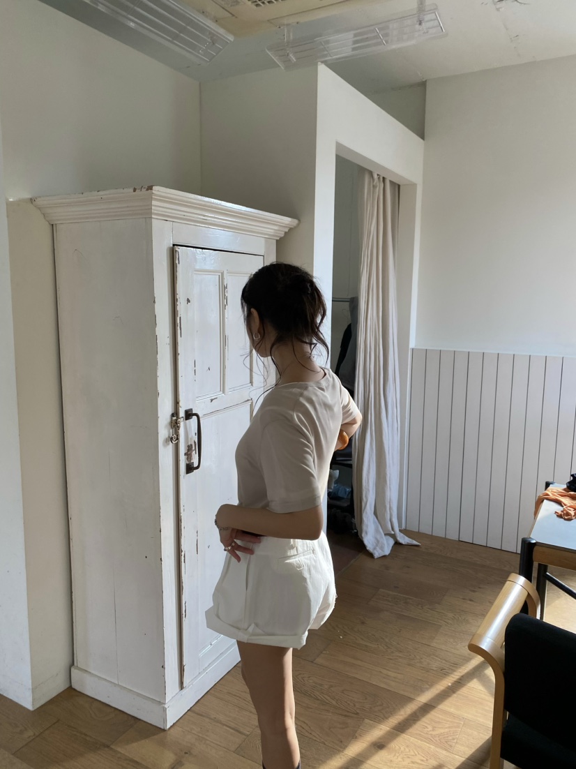 OUPPT韓國東大門直郵女士新品休閑職業推薦26春夏短褲不含腰帶OUPPT短褲