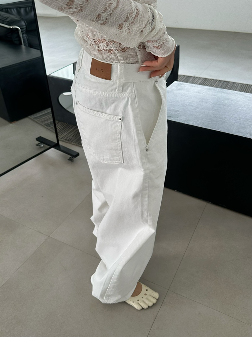 BYRING韓國直郵實拍女裝新品人氣時尚26春夏熱賣休閑休閑褲BYRING休閑褲