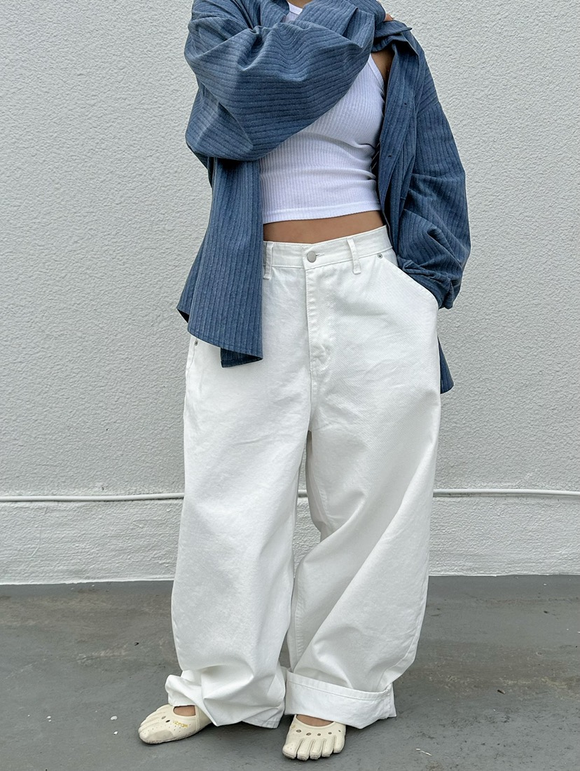 BYRING韓國直郵實拍女裝新品人氣時尚26春夏熱賣休閑休閑褲BYRING休閑褲