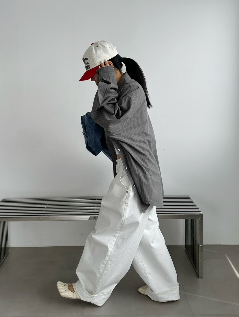 BYRING韓國直郵實拍女裝新品人氣時尚26春夏熱賣休閑休閑褲BYRING休閑褲