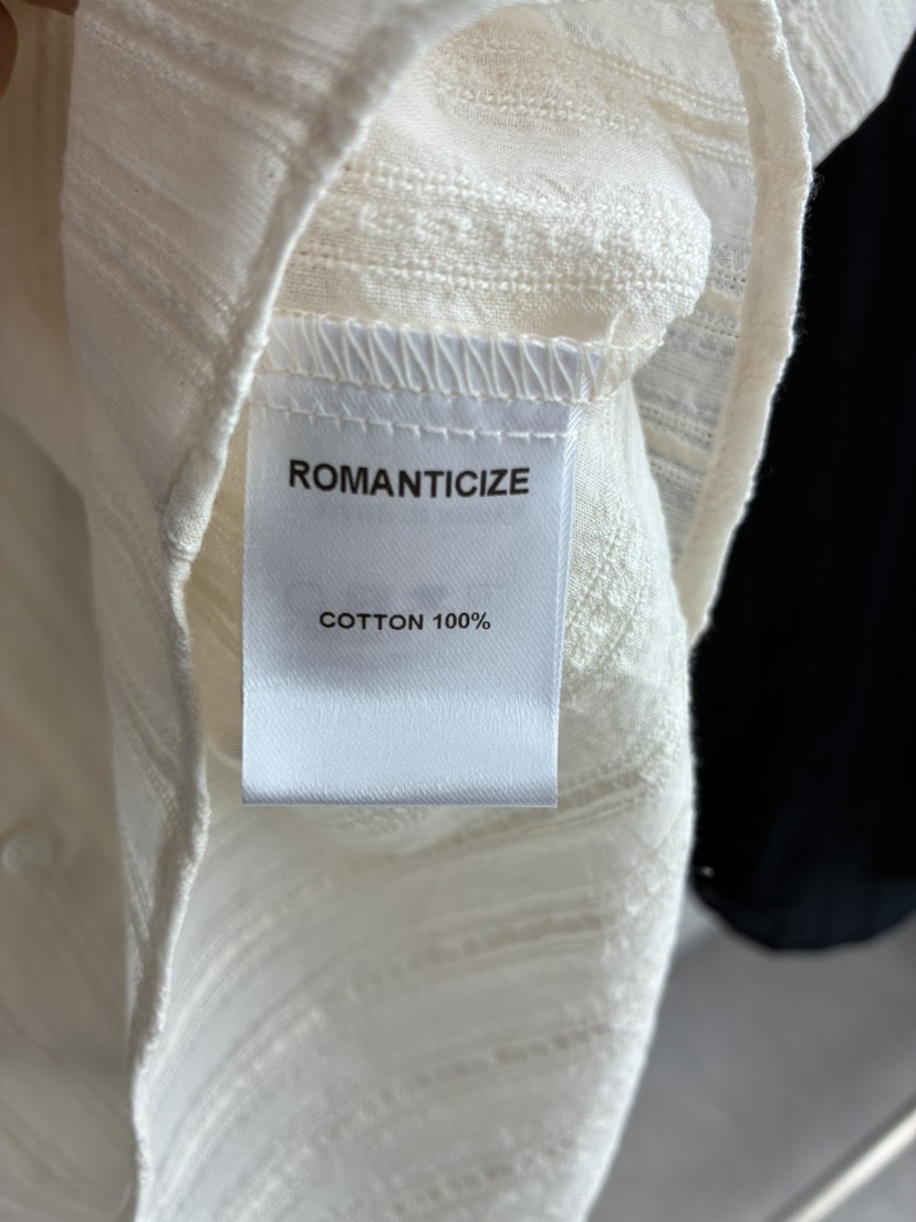 ROMANTICIZE韓國直郵實拍女士新款職業26春夏推薦襯衫蕾絲衫ROMANTICIZE襯衫/蕾絲衫