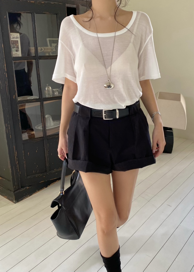 OUPPT韓國直郵實拍女裝新品休閑熱賣時尚職業26春夏人氣T恤OUPPTT恤