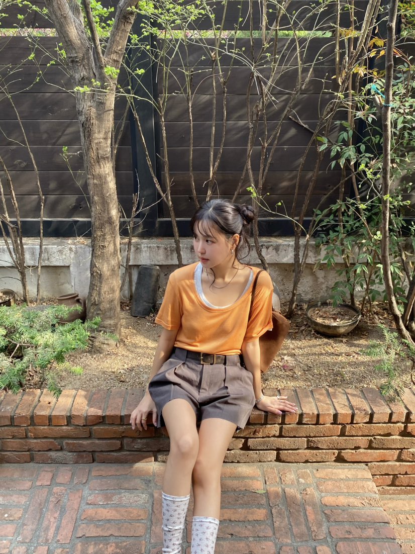 OUPPT韓國直郵實拍女裝新品休閑熱賣時尚職業26春夏人氣T恤OUPPTT恤