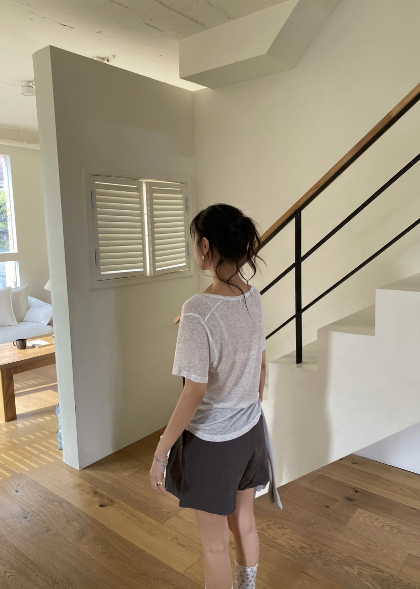 OUPPT韓國直郵實拍女裝新品休閑熱賣時尚職業26春夏人氣T恤OUPPTT恤