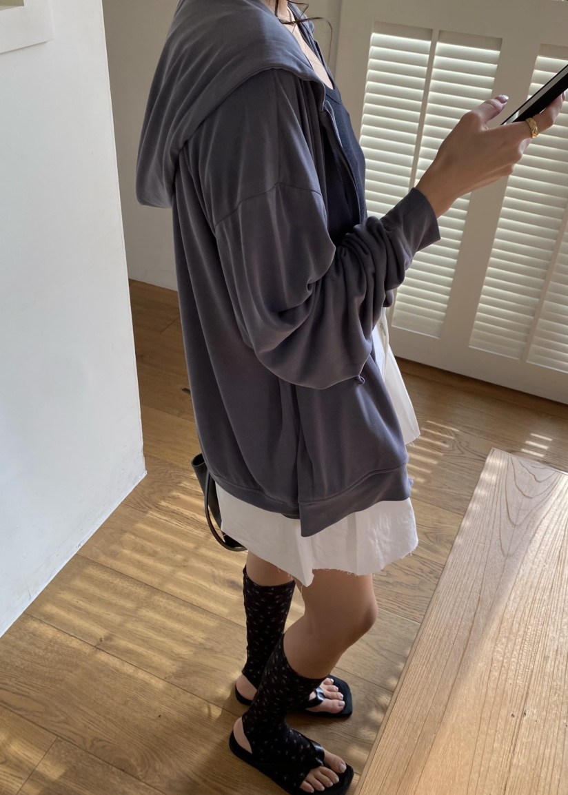 OUPPT韓國代購女裝新款推薦休閑時尚職業人氣夾克拉鏈連帽衫OUPPT夾克