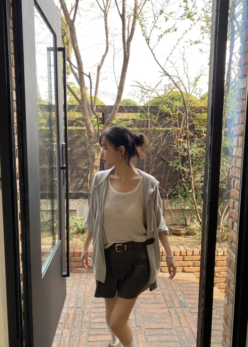 OUPPT韓國代購女裝新款推薦休閑時尚職業人氣夾克拉鏈連帽衫OUPPT夾克