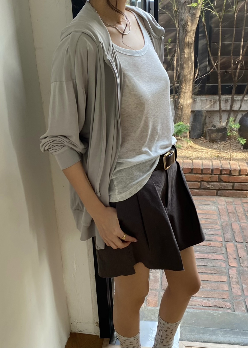 OUPPT韓國代購女裝新款推薦休閑時尚職業人氣夾克拉鏈連帽衫OUPPT夾克