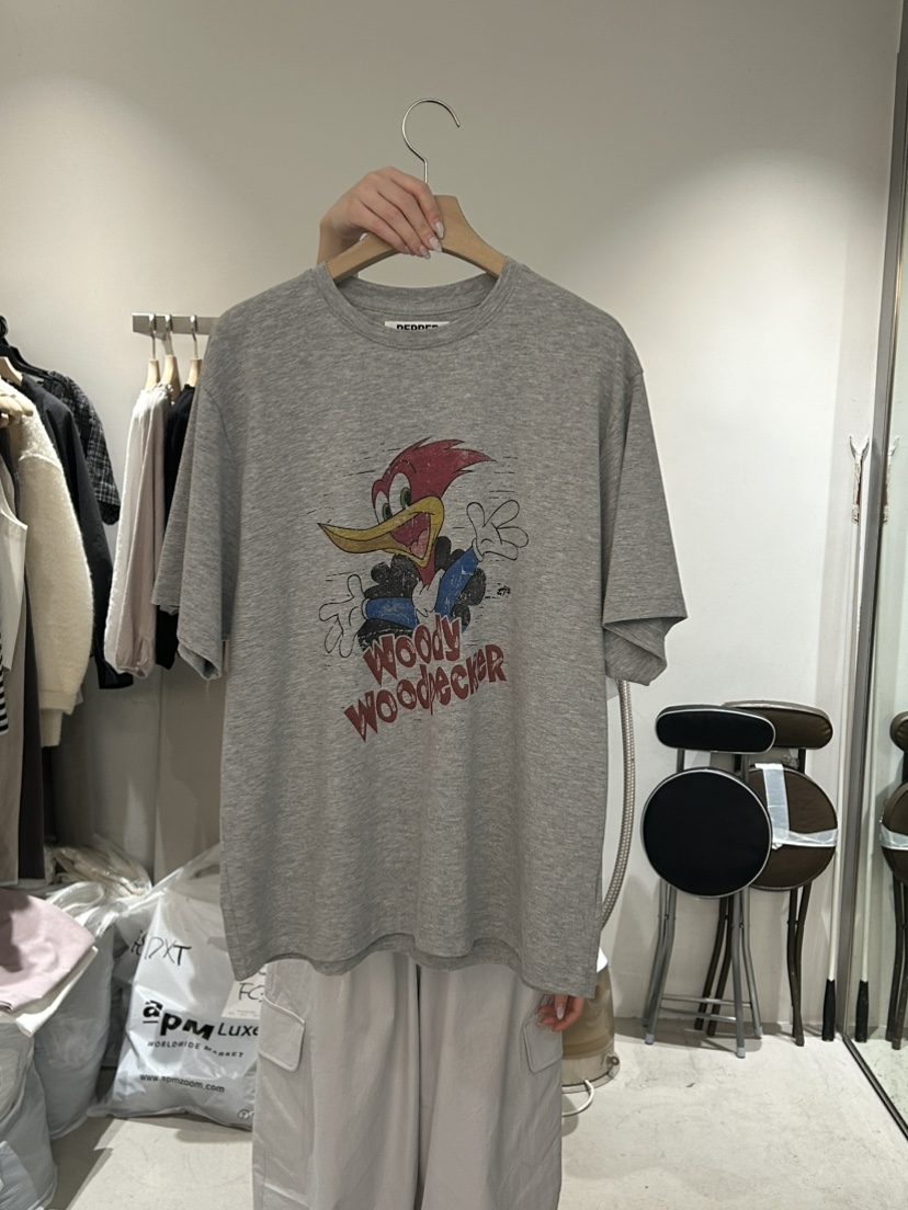 PEPPER-L韓國代購女裝新品職業時尚人氣推薦26春夏休閑T恤PEPPERT恤圖色2