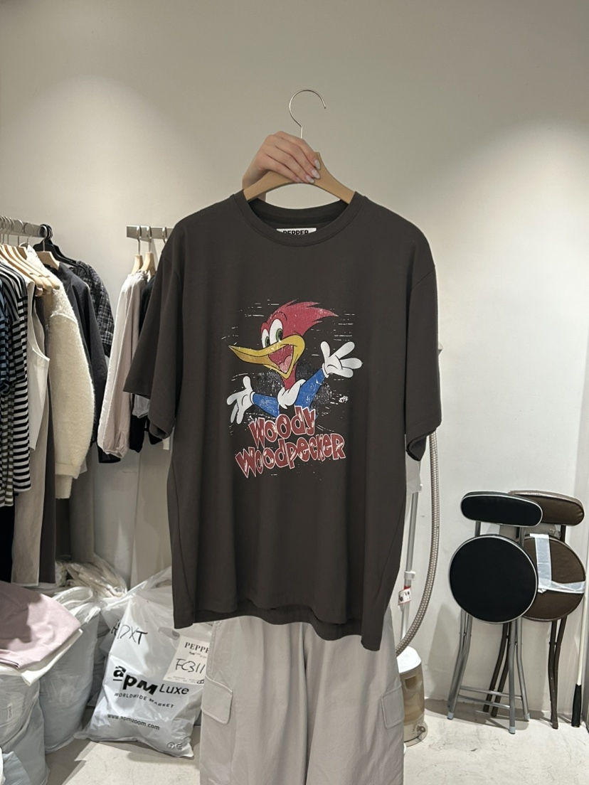 PEPPER-L韓國代購女裝新品職業時尚人氣推薦26春夏休閑T恤PEPPERT恤圖色3