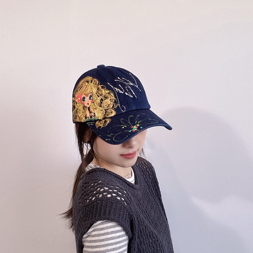 LOVELY HAT韓國代購女士新品推薦26春夏熱賣休閑時尚帽子LOVELY HAT帽子圖色1