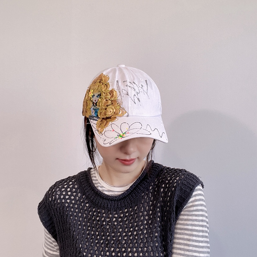 LOVELY HAT韓國代購女士新品推薦26春夏熱賣休閑時尚帽子LOVELY HAT帽子圖色2