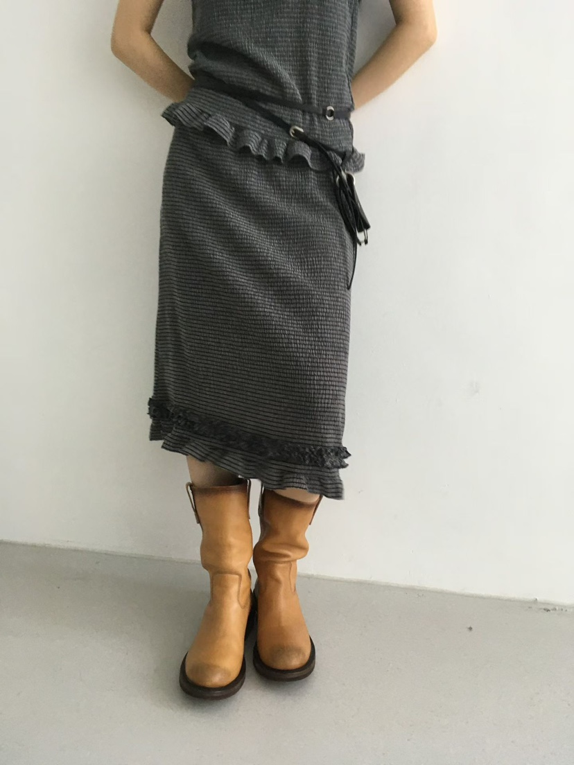 MINIMUZE韓國東大門直郵女裝新品熱賣休閑26春夏半身裙中短裙MINIMUZE半身裙/中短裙